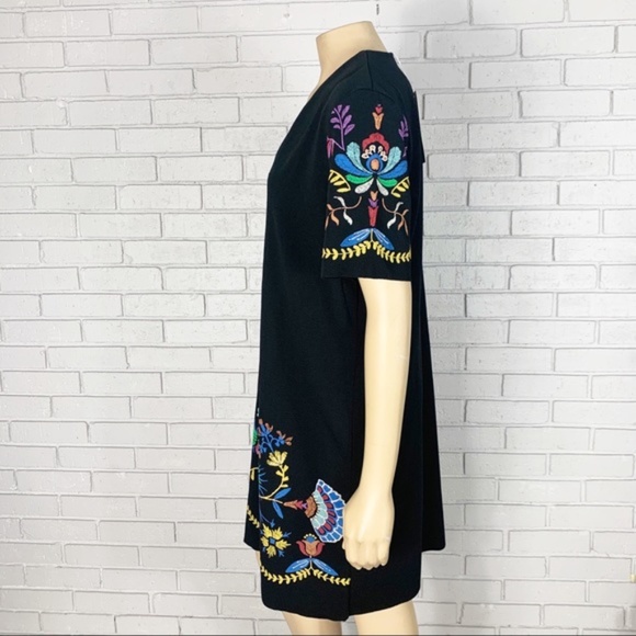 Zara Rubberized Print Dress NWT - Picture 7 of 12